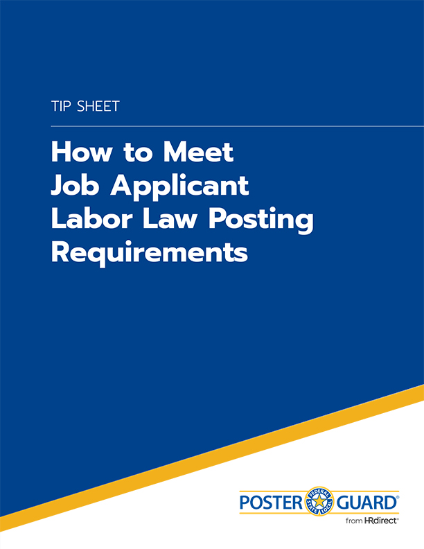 Picture of How to Meet Job Applicant Labor Law Posting Requirements