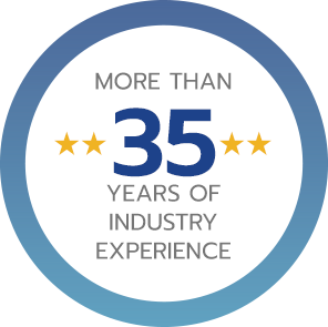 MORE THAN 30 YEARS OF INDUSTRY EXPERIENCE