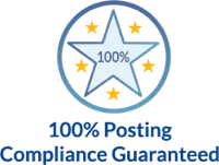 100% compliance guarantee
against posting fines