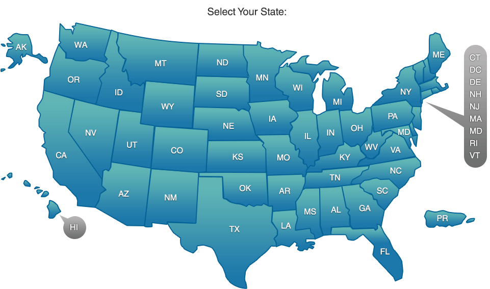 State Labor Law Poster Map